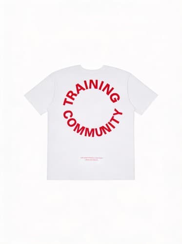 Circle Club Tee White